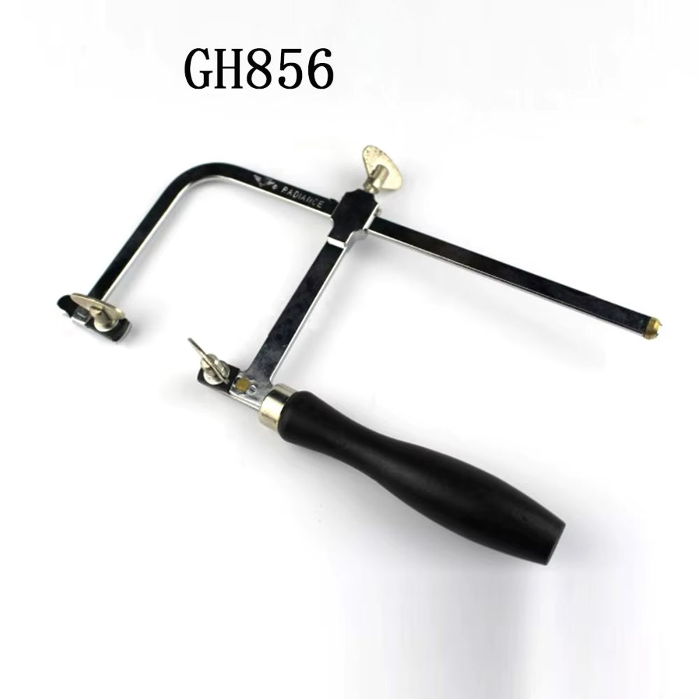 1PCS Adjustable Hand Saw Bow Natural Wooden Handle for Jewelry Wire Wood Working Saw Frame New Multifunction