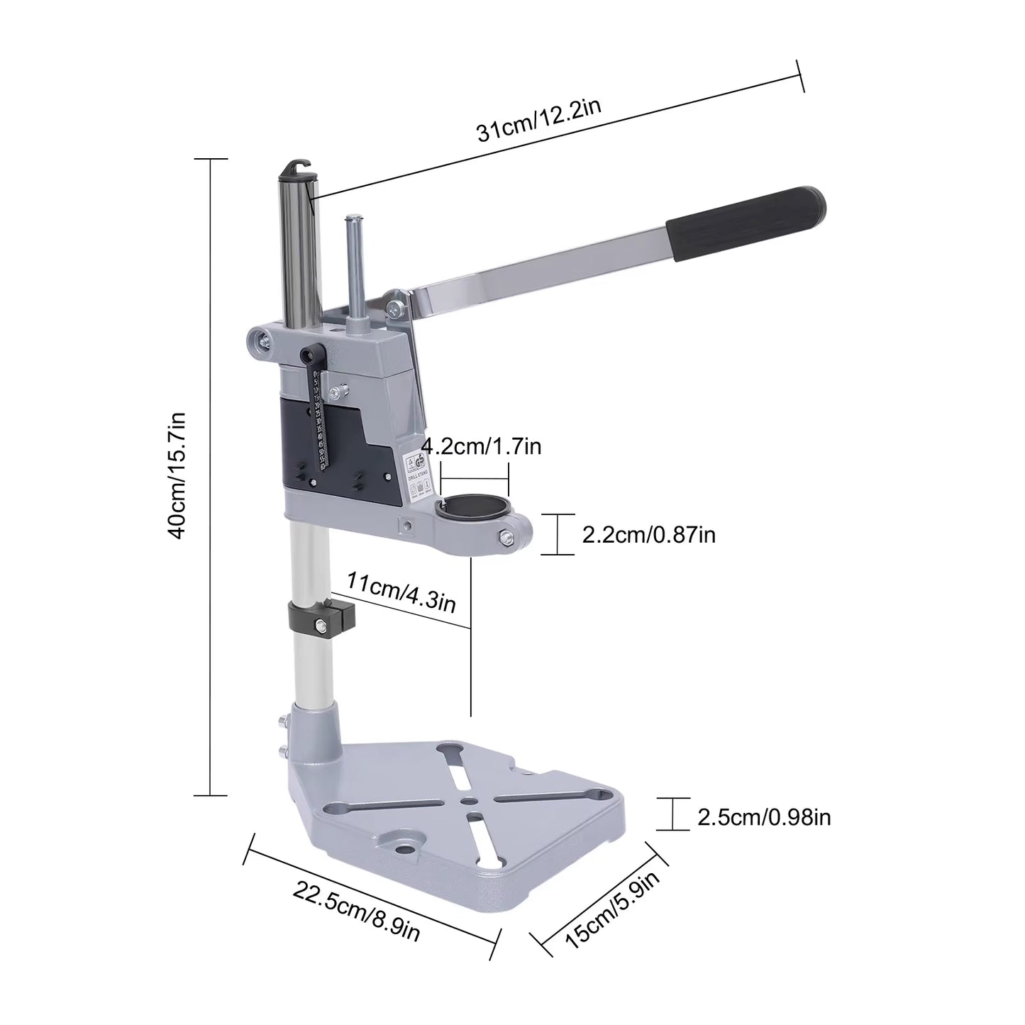 Floor Drill Press Stand Table for Drill Workbench Repair Tool Clamp for Drilling Collet,Drill Press Table