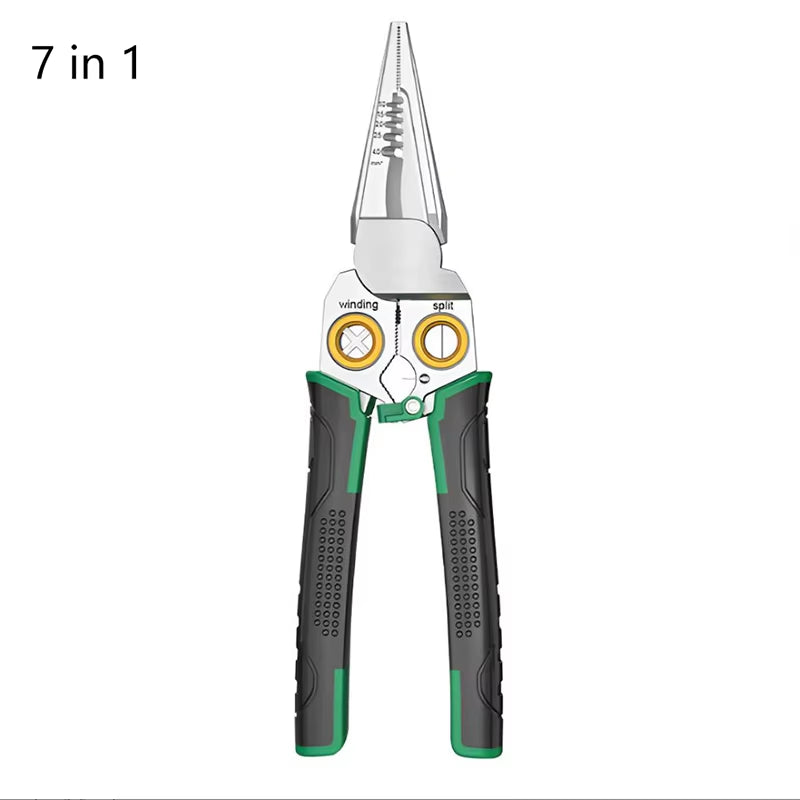 8 in 1 Wire Stripping Pliers Multifunction Electrician Cable Stripper Cutting Splitting Repair Hand Tools Pliers