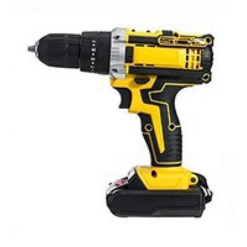 [2 Battery&29Pc Drill Bits] Cordless Impact Drill Set 25+3Torque Adjustable Speed Electric Compact Hammer Drill Screw Driver Flat Drill Power Tool Kit