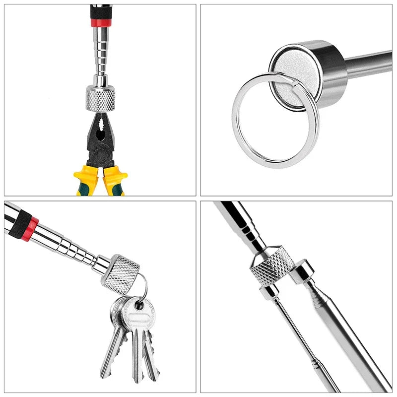 Magnetic Pickup Tool Telescopic Adjustable Magnetic Pick-Up Tool Grip Extendable Magnet Stick Handy Tool for Picking up Nut Bolt