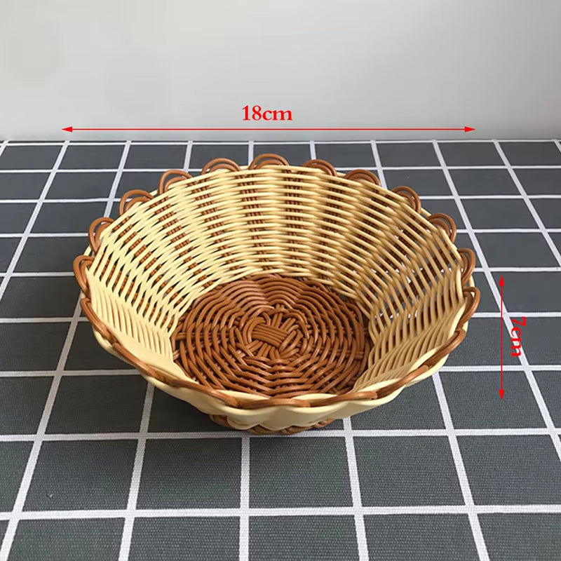 1PCS Tableware Solid Wood round Dessert Plate Japanese-Style Wooden Tray Snack Plate Dried Fruit Plate Wooden Plate