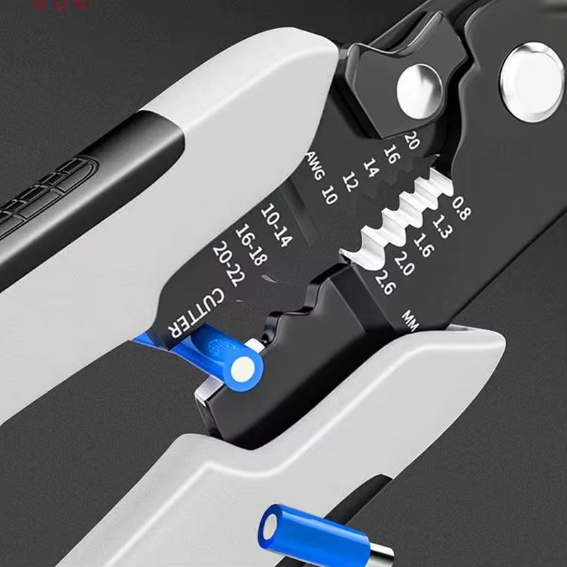 Multifunctional Bending Pliers Wire Stripper for Electrician Line Cutting Pressing 100° Angle Adjustable Insulation Hand Tools