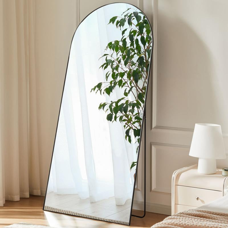 Sweet Furniture S - Full Length Mirror Floor Mirror Standing Hanging or Leaning Wall Standing Mirror Home Decor, Upgraded Nano Glass