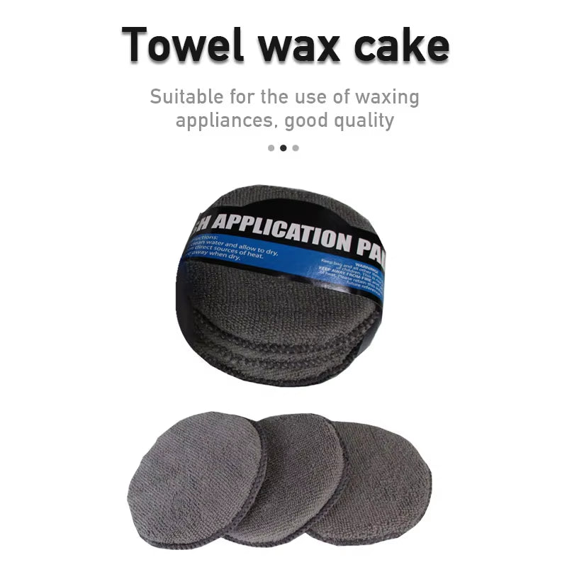 9Pcs Car Wash Cleaning Kits Microfiber Towels Blush Sponge Wash Glove Polish Care Applicator Pads Auto Detailing Washing Tools