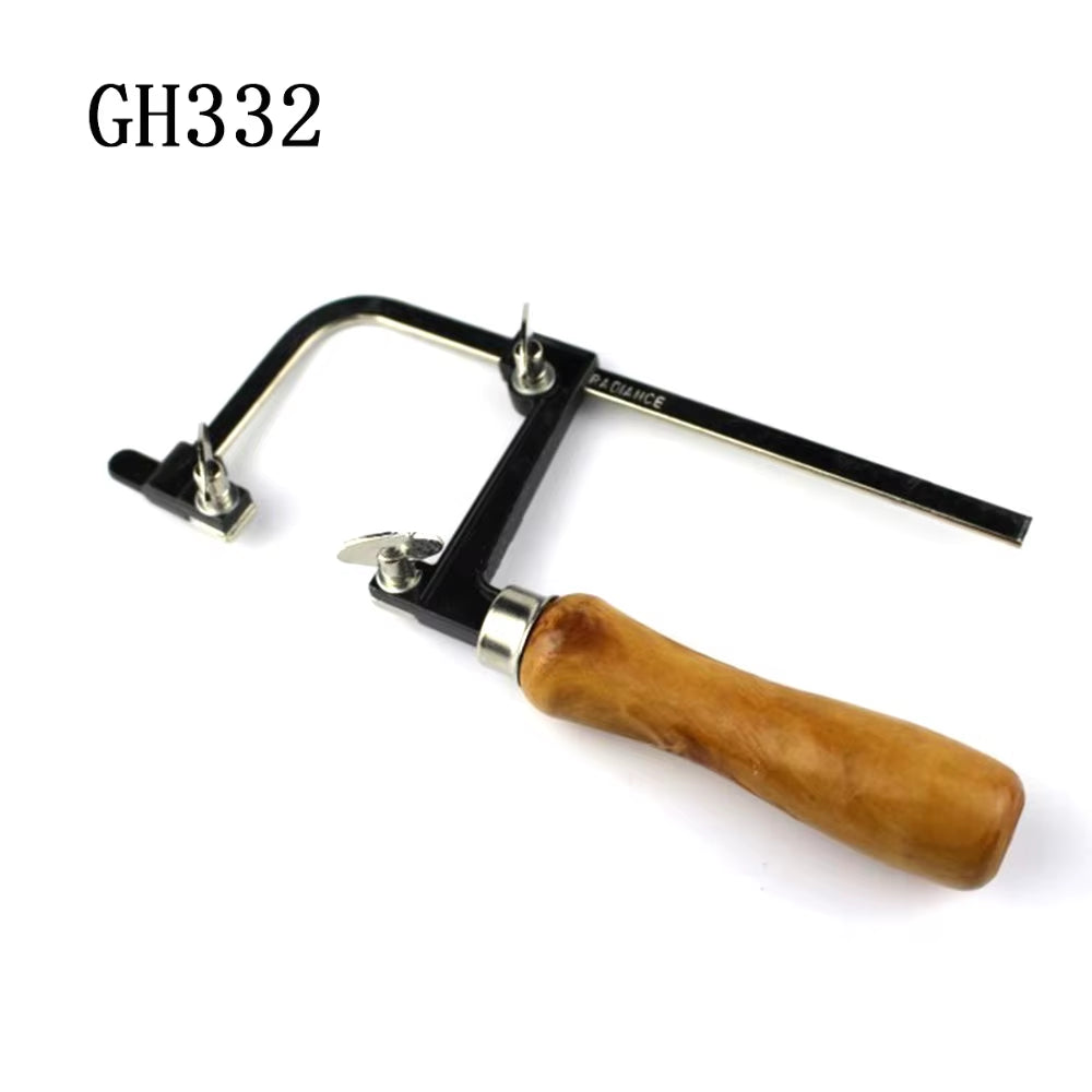 1PCS Adjustable Hand Saw Bow Natural Wooden Handle for Jewelry Wire Wood Working Saw Frame New Multifunction