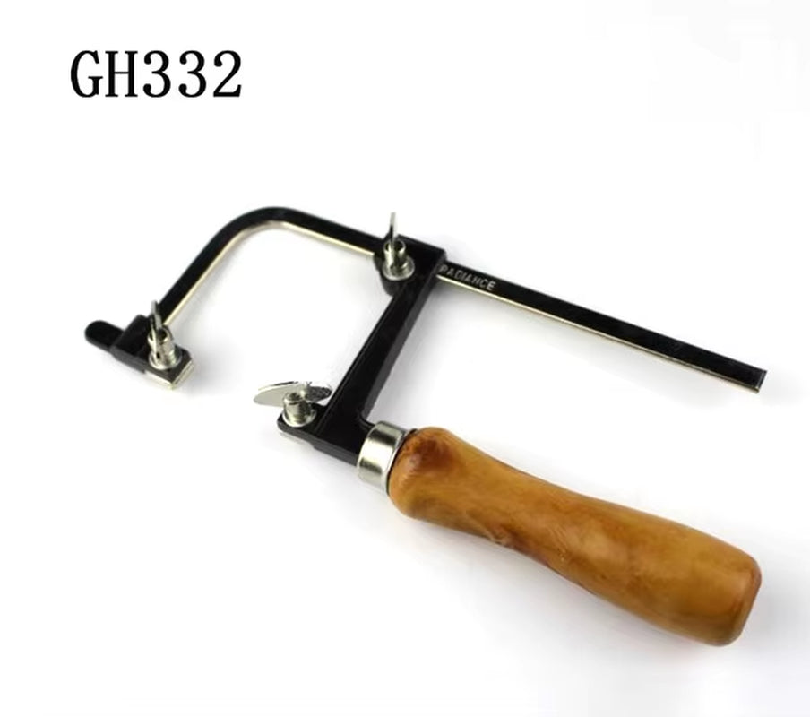 1PCS Adjustable Hand Saw Bow Natural Wooden Handle for Jewelry Wire Wood Working Saw Frame New Multifunction