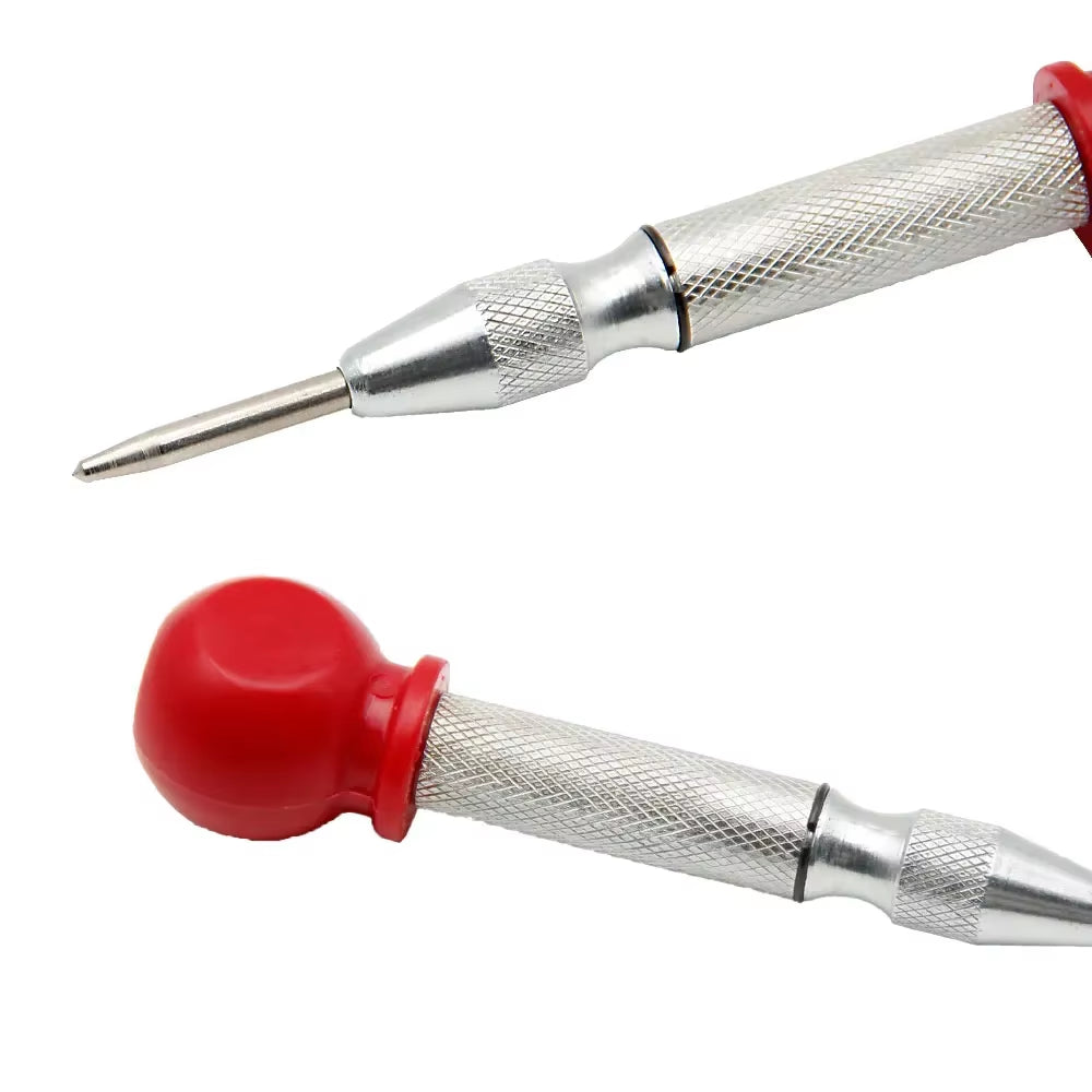 Automatic Center Punch Kerner Woodworking Metal Puncher Steel Hole Self Pin Mark Spring Loaded Dent Marker Hand Tool Carpenter