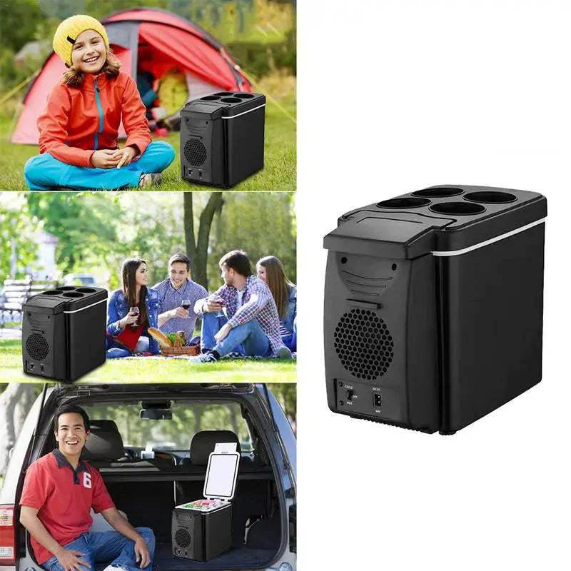 Car Refrigerator 12V 6L Fast Cooling Thermoelectric Car Cooler for Beer Mini Car Freezer Cooler Warmer Electric Fridge Portable