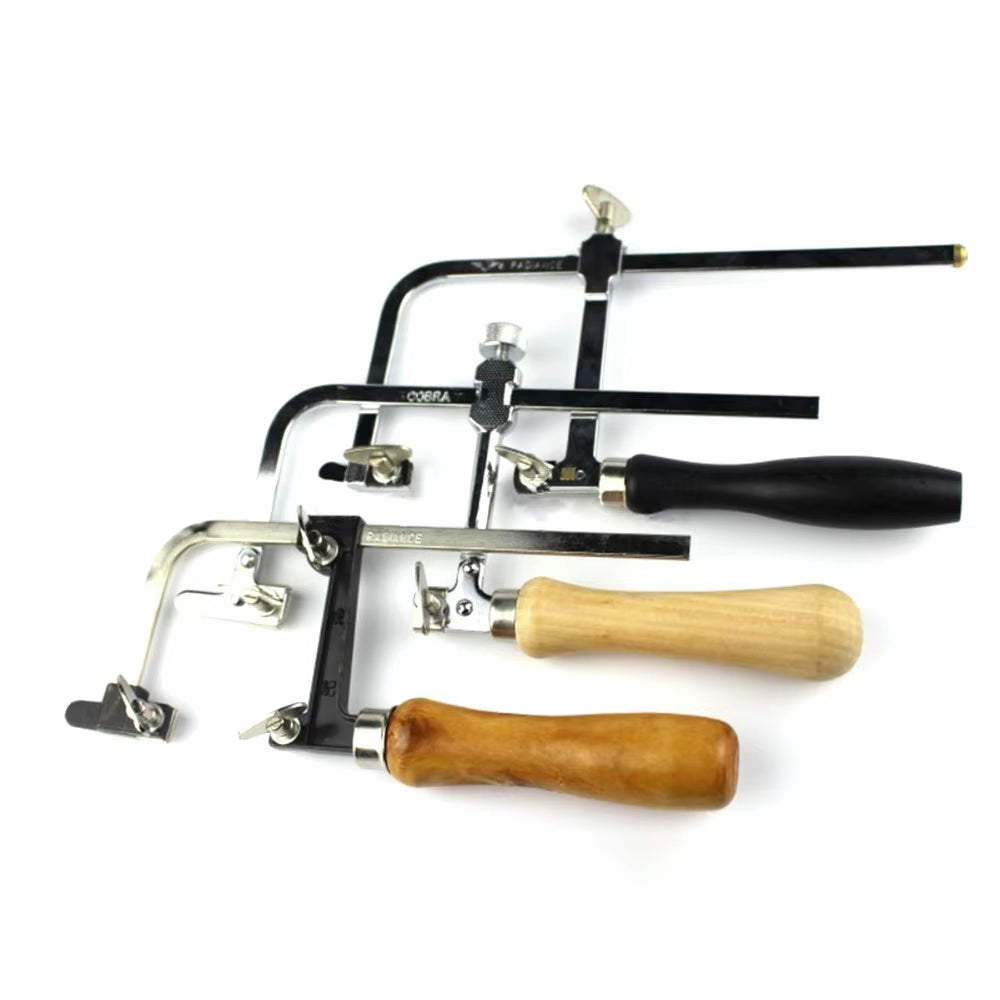 1PCS Adjustable Hand Saw Bow Natural Wooden Handle for Jewelry Wire Wood Working Saw Frame New Multifunction