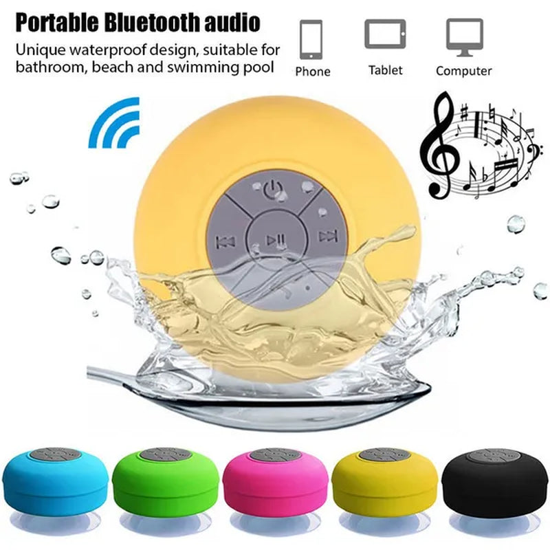 Bluetooth Speaker Portable Waterproof Wireless Handsfree Speakers, for Showers, Bathroom, Pool, Car, Beach & Outdo BTS-06