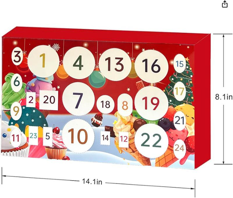 Advent Calendar 2024 - 24 Days of DIY Kit for Christmas Countdown