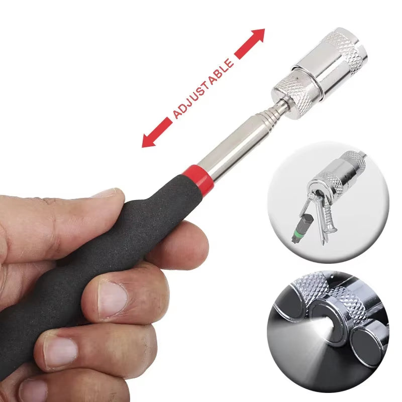 Magnetic Pickup Tool Telescopic Adjustable Magnetic Pick-Up Tool Grip Extendable Magnet Stick Handy Tool for Picking up Nut Bolt