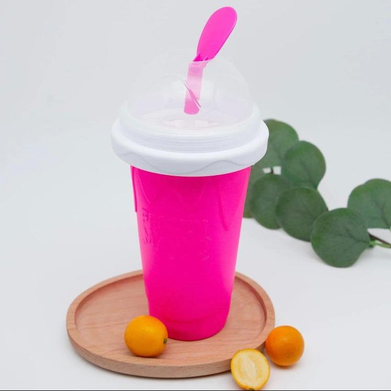 Cup Slushie Cup Makermilk Cola Juice Squeeze Cup Frozenmagic Quick Freeze Cup Cooling Cupsmoothies Cup with Lids and Strawsfor All Age Chill Tray Souper Cubes