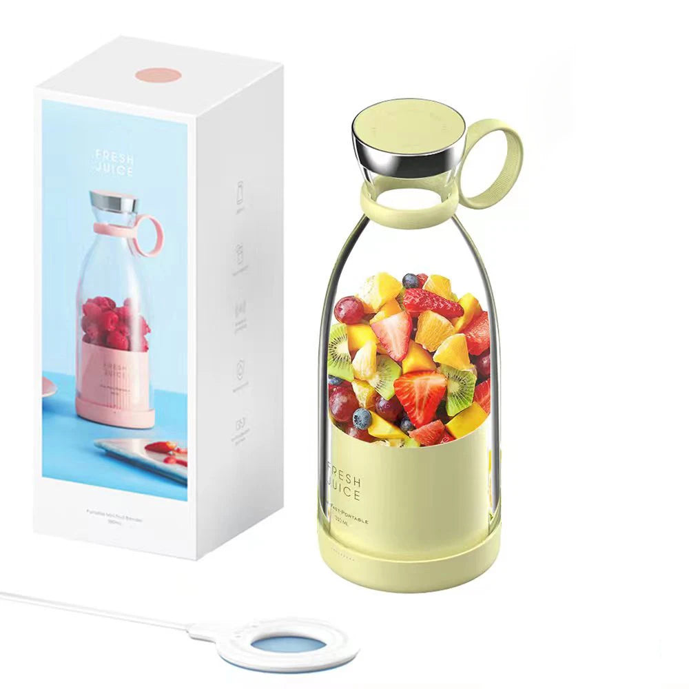 Blender Smoothie Juicer, Portable Blender Mini Jug Blenders, Multifunctional Personal Blender with USB Rechargeable