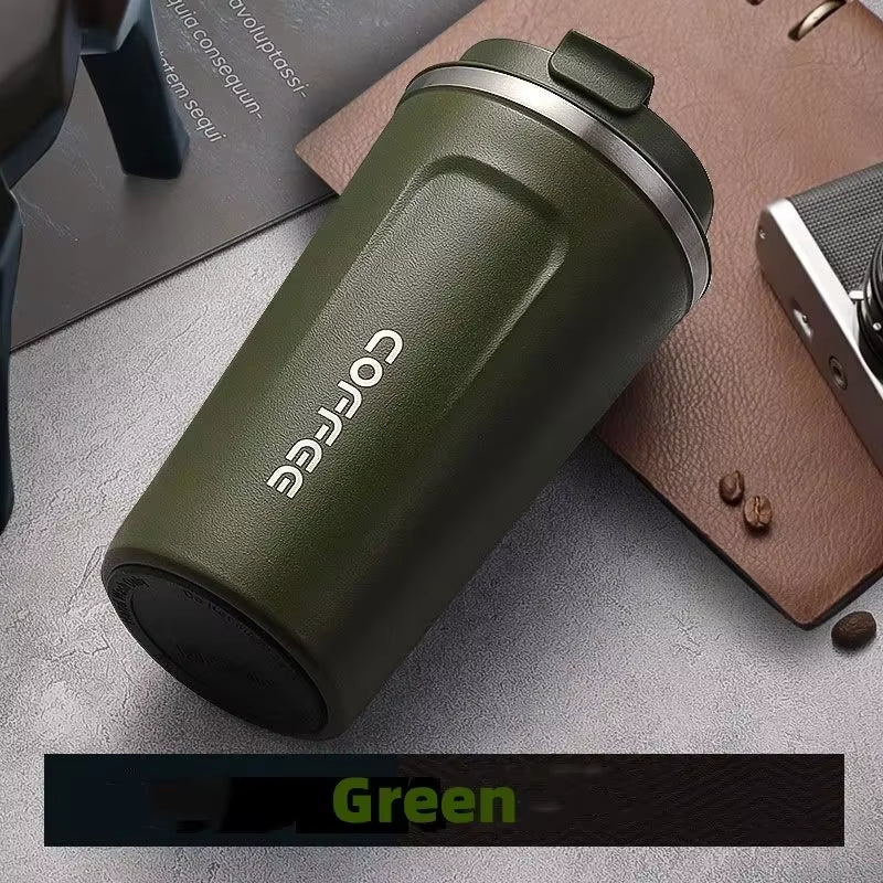 380/510ML Stainless Steel Thermal Mug Thermo for Coffee Water Bottle Leakproof Travel Drinkware Travel Thermal Mug