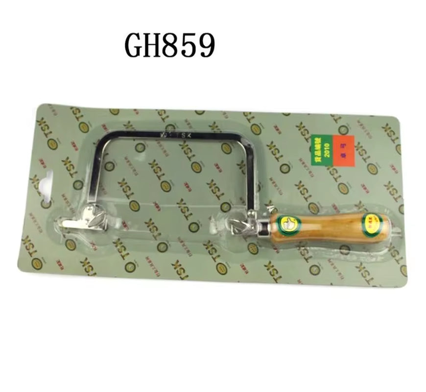 1PCS Adjustable Hand Saw Bow Natural Wooden Handle for Jewelry Wire Wood Working Saw Frame New Multifunction