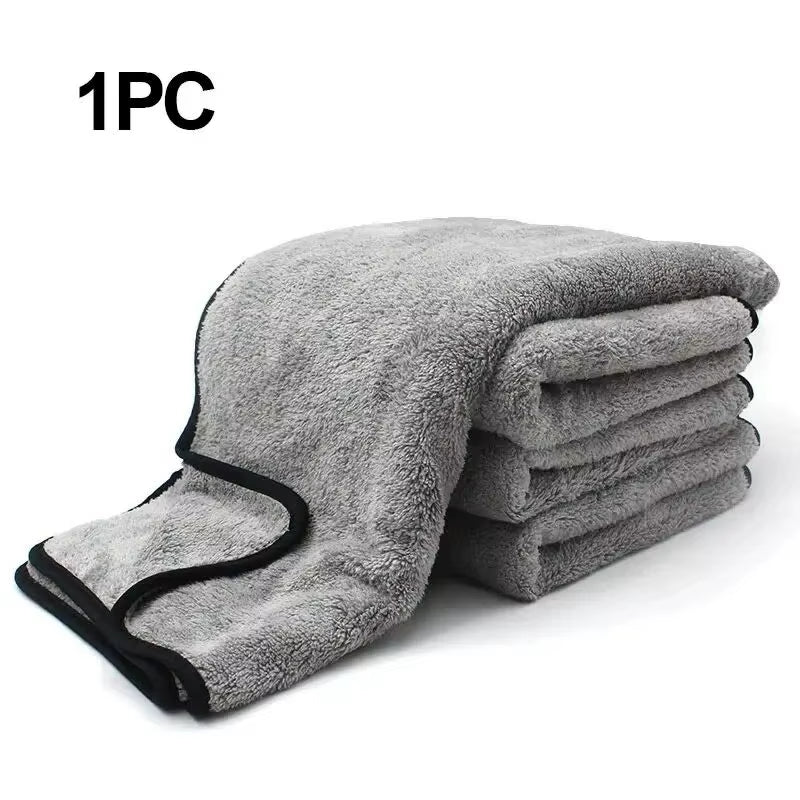 Microfiber Towel 75*35Cm Car Wash Cloth Auto Cleaning Door Window Care Thick Strong Water Absorption Dry Cloth for Car Detailing