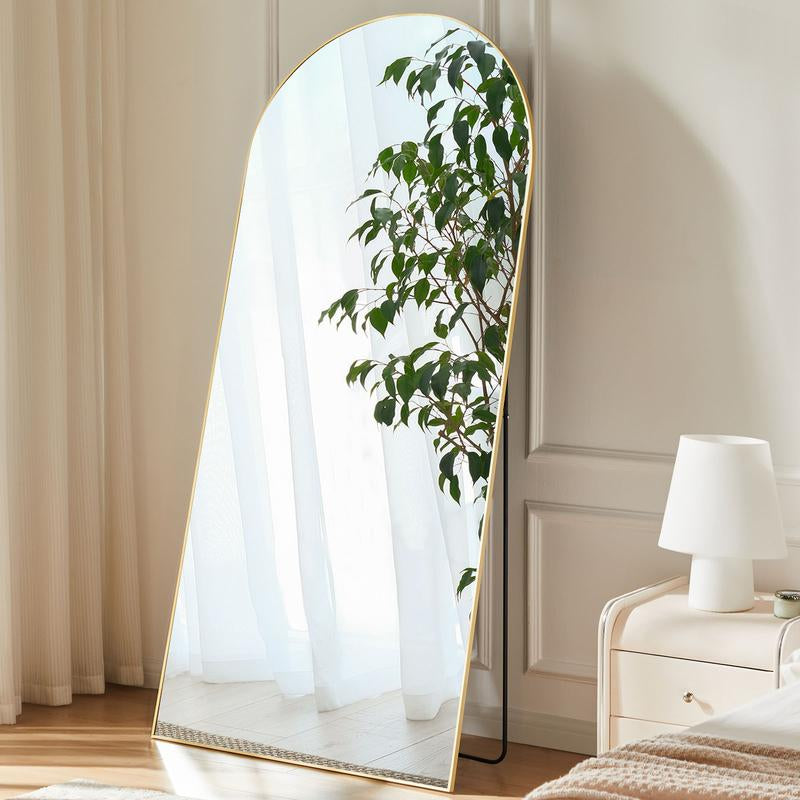 Sweet Furniture S - Full Length Mirror Floor Mirror Standing Hanging or Leaning Wall Standing Mirror Home Decor, Upgraded Nano Glass