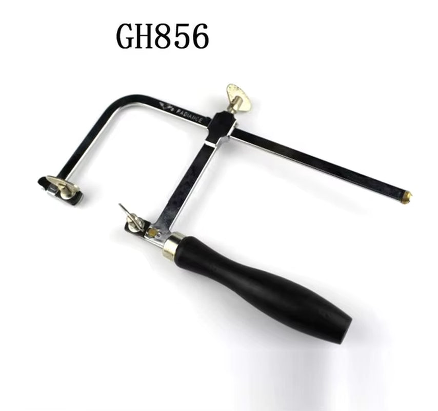 1PCS Adjustable Hand Saw Bow Natural Wooden Handle for Jewelry Wire Wood Working Saw Frame New Multifunction