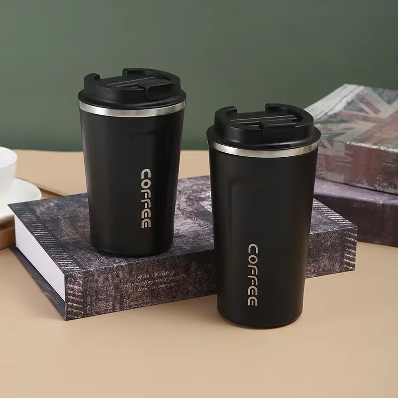 380/510ML Stainless Steel Thermal Mug Thermo for Coffee Water Bottle Leakproof Travel Drinkware Travel Thermal Mug