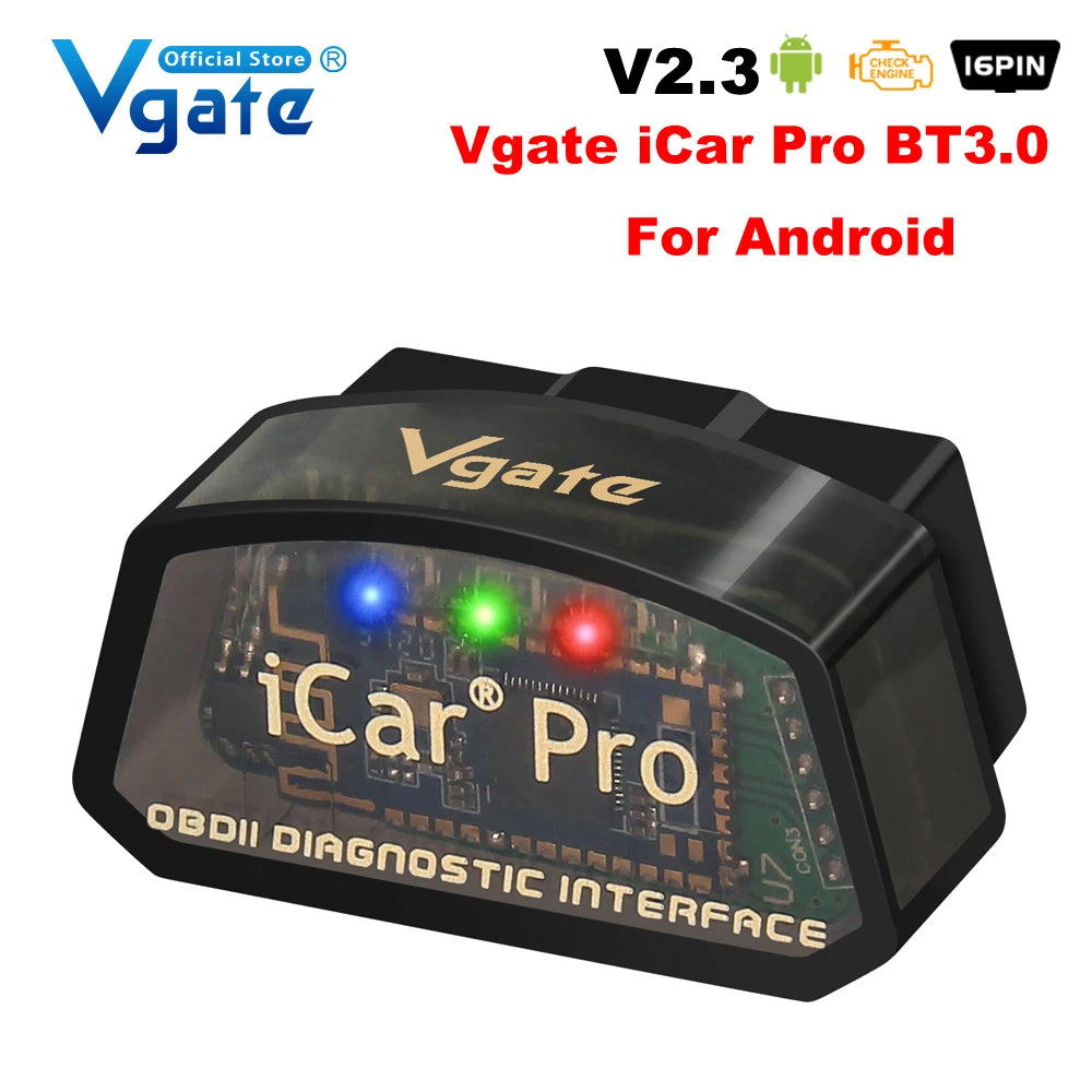 Icar Pro Elm327 V2.3 OBD 2 OBD2 Car Diagnostic Tools WIFI Bluetooth 4.0 for Android/Ios BT3.0 for Android ODB2 Car Scanner